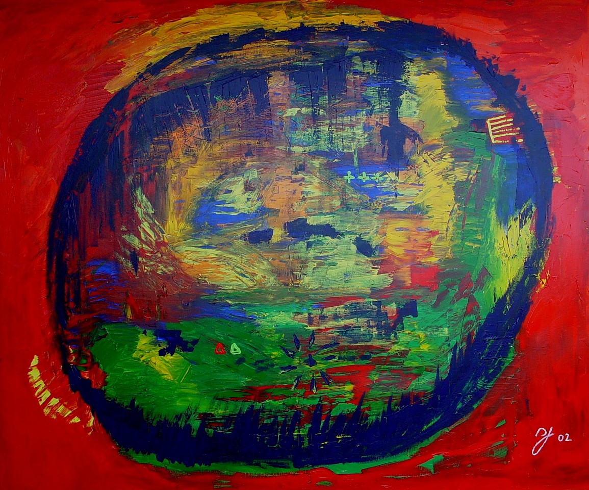 Diego Jacobson, Tiny Bubble, 2002
Acrylic on Canvas, 84 x 96 in. (213.4 x 243.8 cm)
0335