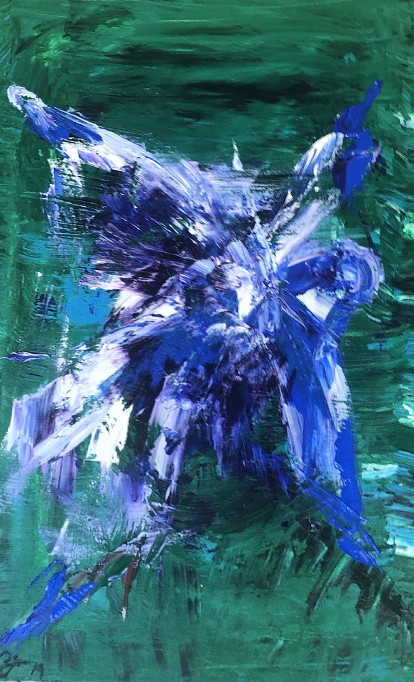 Diego Jacobson, He wins who endures till the end, 2019
Acrylic on Canvas, 25 x 36 in. (63.5 x 91.4 cm)
1387